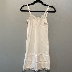 Vintage white lingerie, night gown.